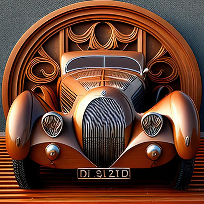 3D модель Bugatti Type 55 (STL)